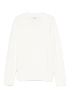 Diana Studio V-neck sweater - White