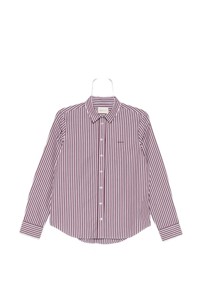 Gant striped poplin shirt - Purple