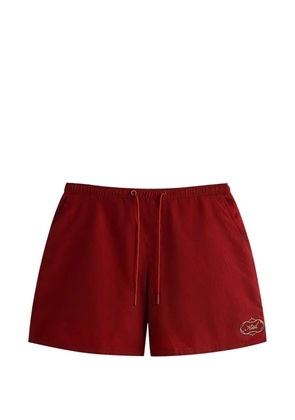 KITH Collins drawstring swim shorts - Red