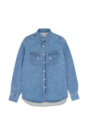 Fortela Pasadena flap-pockets denim shirt - Blue