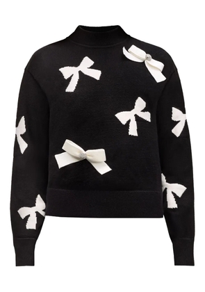 Karl Lagerfeld bow-embellished sweater - Black