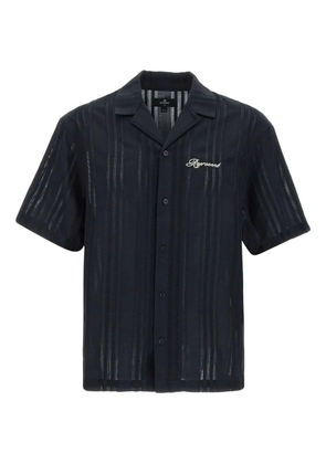Represent logo-embroidered shirt - Black