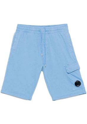 C.P. Company Lens-detail cargo shorts - Blue