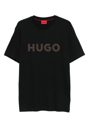 HUGO logo-print T-shirt - Black