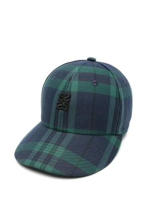SANDRO checked cap - Blue