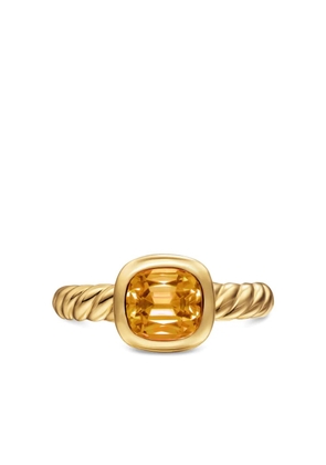 David Yurman 18K yellow gold DY Mercer® citrine ring