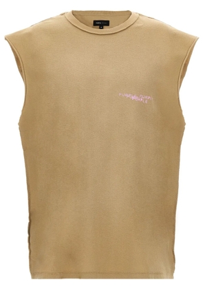 Purple Brand Textured T-shirt - Neutrals