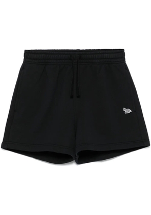 Maison Kitsuné Baby Fox-patch shorts - Black