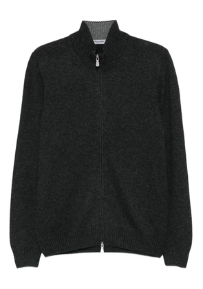 Vengera zip-front ribbed cardigan - Grey