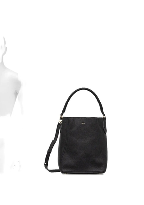 BOSS medium leather bucket bag - Black