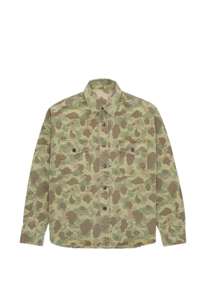 Fortela Kenny camouflage pocket overshirt - Green