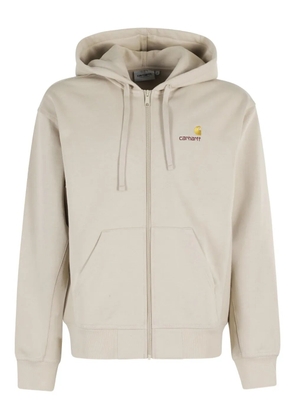 Carhartt WIP embroidered-logo hoodie - Neutrals