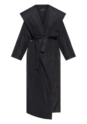 Fabiana Filippi belted double-breasted coat - Blue