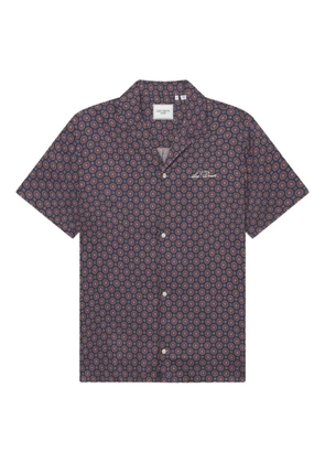 Les Deux geometric-pattern shirt - Blue