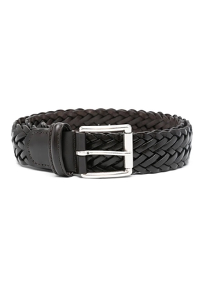 Anderson's interwoven leather belt - Brown