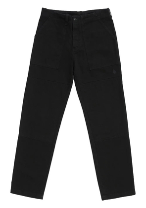 COUNTY OF MILAN patchwork straight-legged trousers - Black