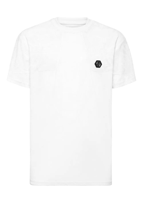 Philipp Plein jacquard crest T-shirt - White