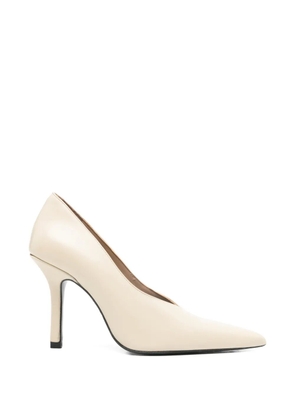 Patrizia Pepe leather heeled pumps - Neutrals