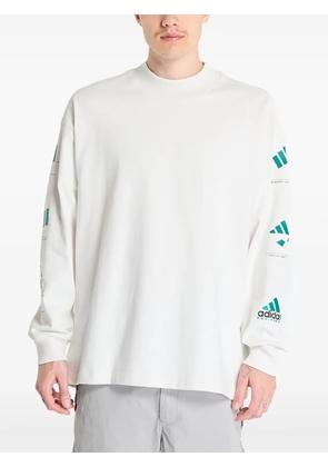 adidas cotton T-shirt - White