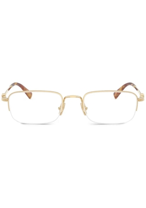 Miu Miu Eyewear rectangle-frame glasses - Gold
