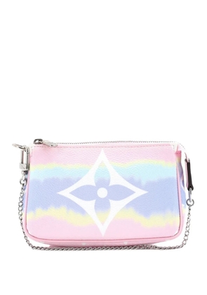 Louis Vuitton Pre-Owned Pochette Accessoires Limited Edition Escale Monogram Giant Mini clutch bag - Pink