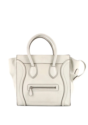 Celine Pre-Owned Luggage Bag Grainy Leather Mini tote bag - Grey