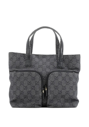 Gucci Pre-Owned Double Pocket GG Canvas Small tote bag - Black