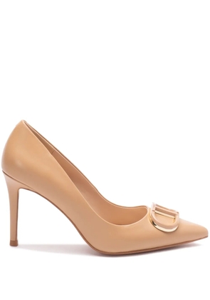 TWINSET 90mm Oval T-plaque pumps - Neutrals