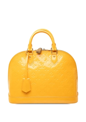 Louis Vuitton Pre-Owned 2012 Monogram Vernis Alma PM handbag - Yellow