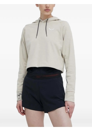 Salewa long-sleeve hoodie - Neutrals