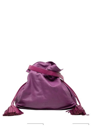 Loewe Pre-Owned 2012 Calfskin Flamenco Tassel 36 crossbody bag - Purple