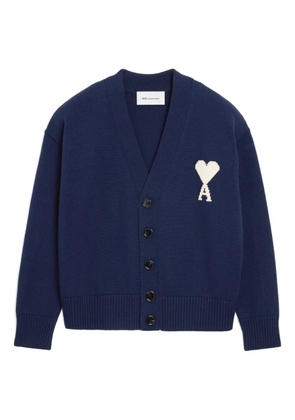 AMI Paris button-fastening cardigan - Blue