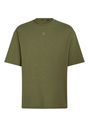 Karl Lagerfeld logo-print pique T-shirt - Green
