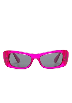 Versace Eyewear logo-engraved sunglasses - Pink