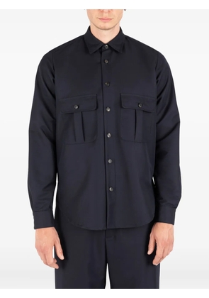 Société Anonyme long-sleeve shirt - Blue