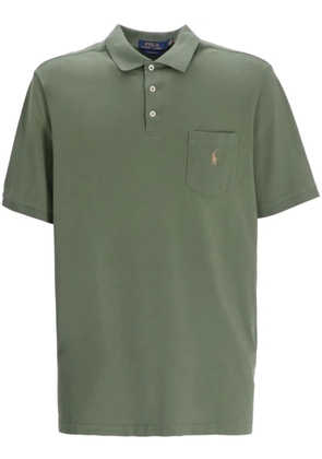 Polo Ralph Lauren logo-embroidered cotton polo shirt - Green