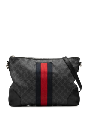 Gucci Pre-Owned 2016-2025 GG Supreme Web crossbody bag - Black