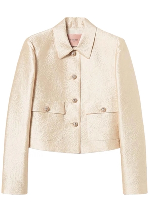 TWINSET brocade jacquard cropped jacket - Neutrals