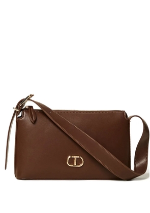 TWINSET buckle-strap shoulder bag - Brown