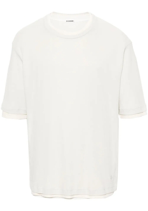 Jil Sander layered cotton T-shirt - White