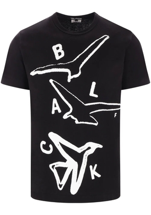 Black Comme Des Garçons graphic-print T-shirt