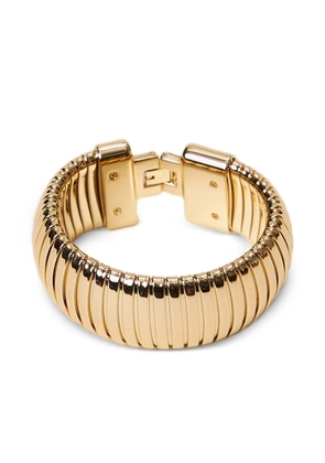 TWINSET ribbed polished-finish bracelet - Gold