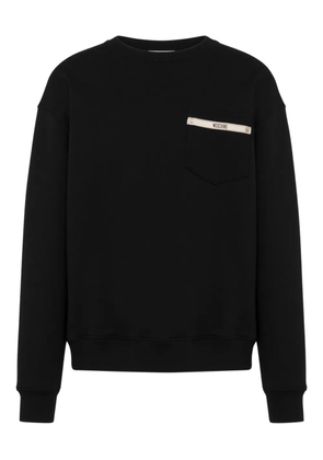 Moschino pocket-detail sweatshirt - Black