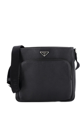 Prada Pre-Owned Messenger Bag Saffiano Leather Medium crossbody bag - Black