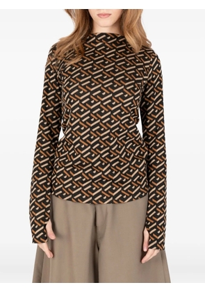 Société Anonyme D-skin geometric-pattern T-shirt - Black