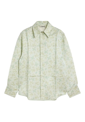 Jil Sander floral-print shirt - Green