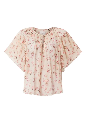 MARANT ÉTOILE Neslya floral-pattern blouse - Neutrals