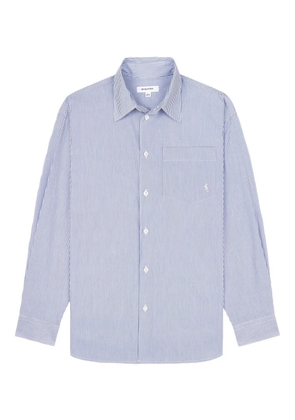 Sporty & Rich striped button-up shirt - Blue