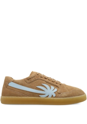 Palm Angels palm tree leather sneakers - Brown