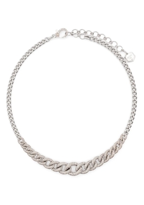 SHAY 18K white gold chain diamond necklace - Silver